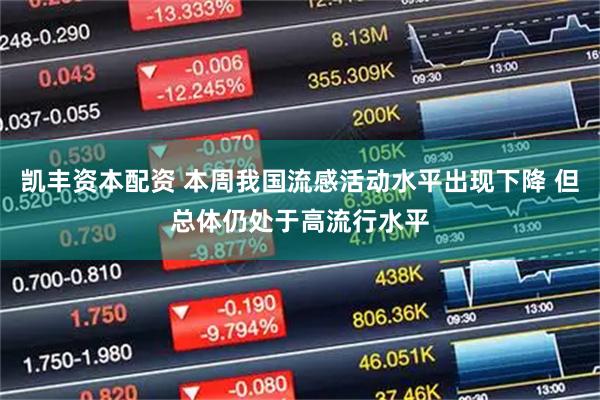 凯丰资本配资 本周我国流感活动水平出现下降 但总体仍处于高流行水平
